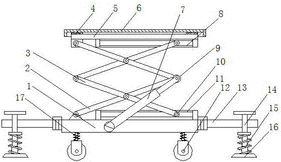 一种安全性高且抗震性强的建筑用升降设备的制作方法