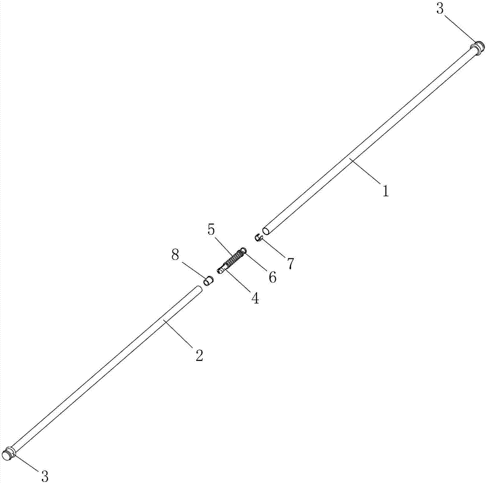 最普通伸缩杆原理图图片