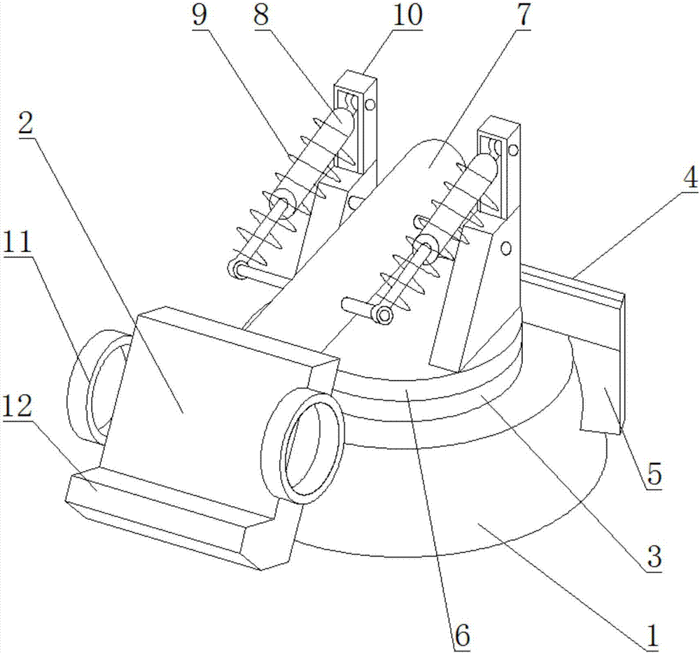 一种自稳定车载手机固定支架的制作方法