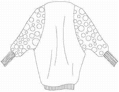 假兩件蝙蝠衫式寬鬆外衣及其製衣方法與流程