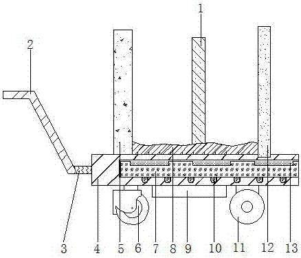 一种建筑工地用钢筋输料装置的制作方法