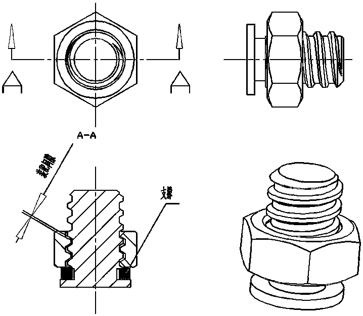 螺纹紧固件简化画法图片