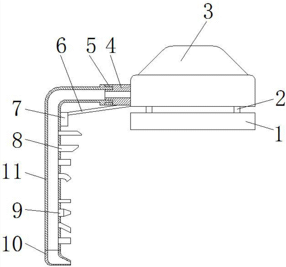 一种辅助设备游动风机连接结构的制作方法