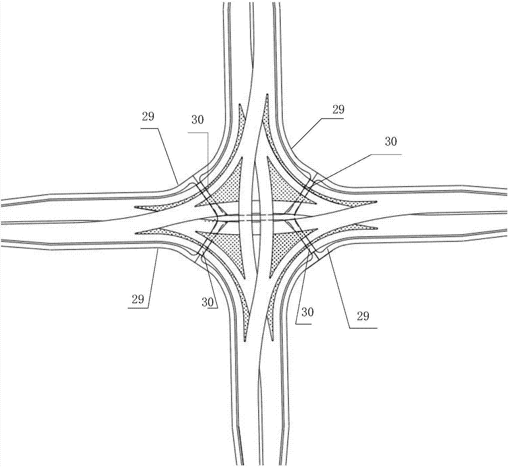 立交桥设计图简单图片