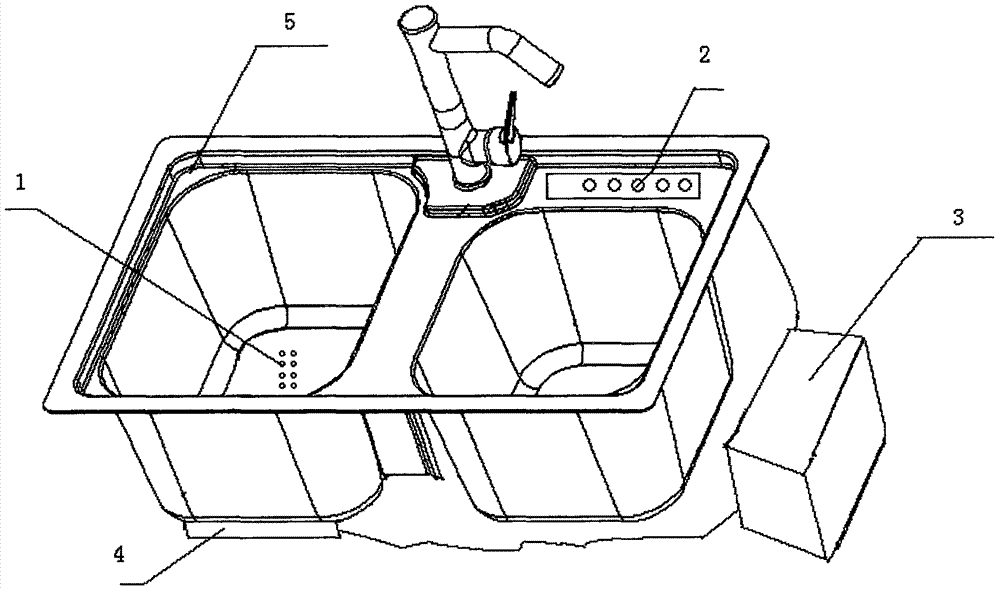 一种超声波洗菜洗碗水槽的制作方法