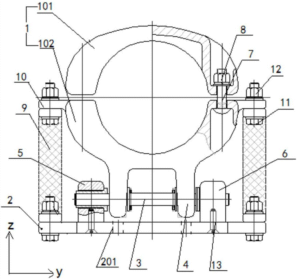 一种管母线固定金具的制作方法