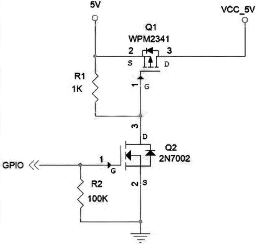 一種mos管開關電路的製作方法