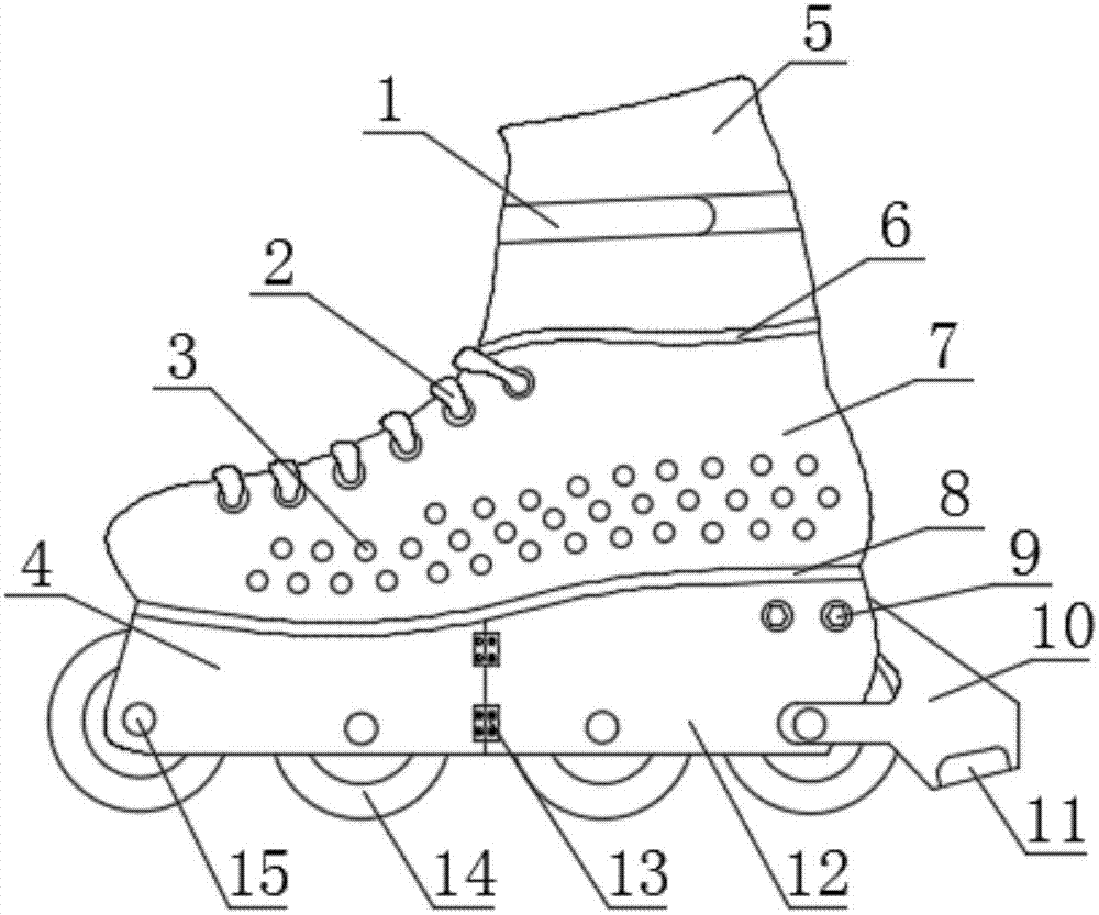 花样冰刀鞋结构图片