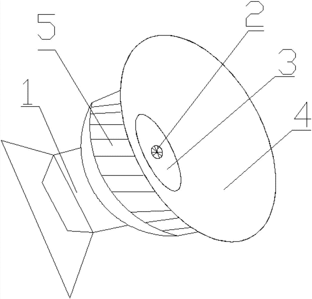 一种光线强的LED工矿灯的制作方法