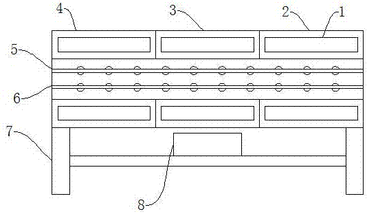 一种胶合板在线烘干装置的制作方法