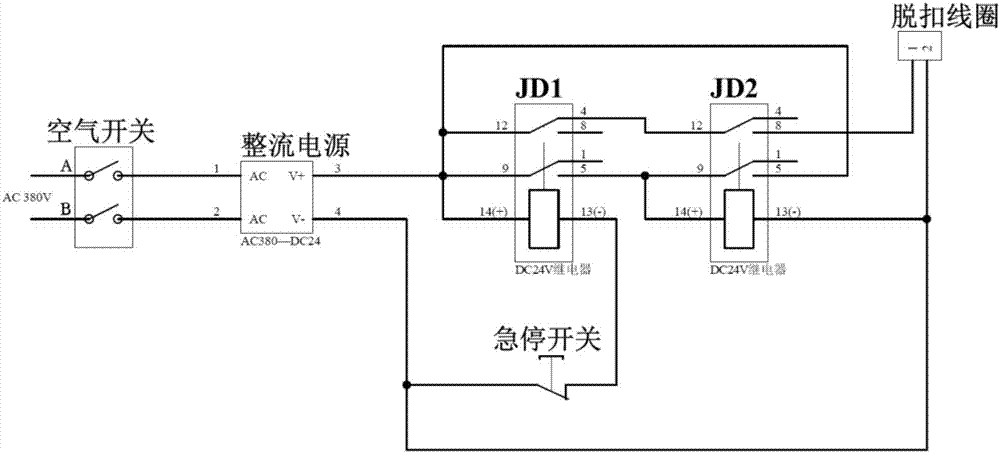 空气开关电路图图片