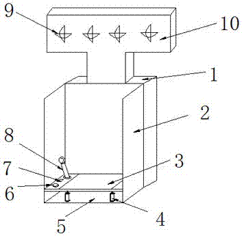 一种电子元件销售用展示架的制作方法