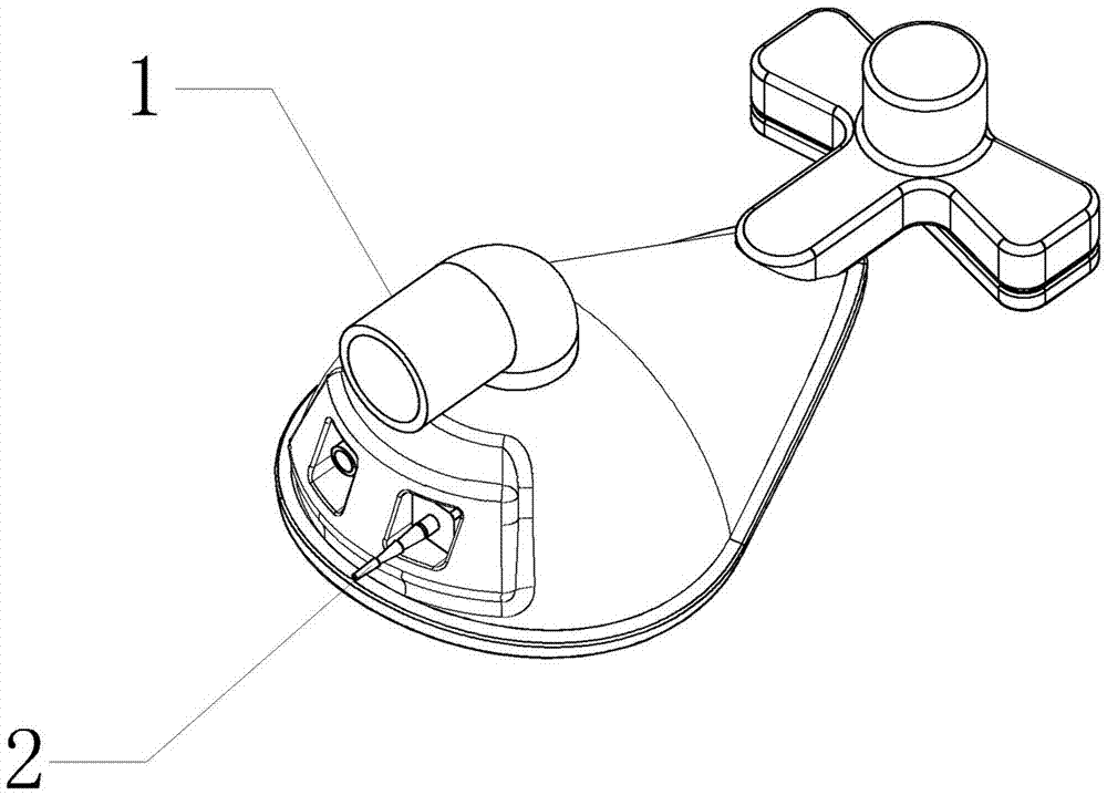 一种重症监护室专用可连接胃管的呼吸机面罩的制作方法