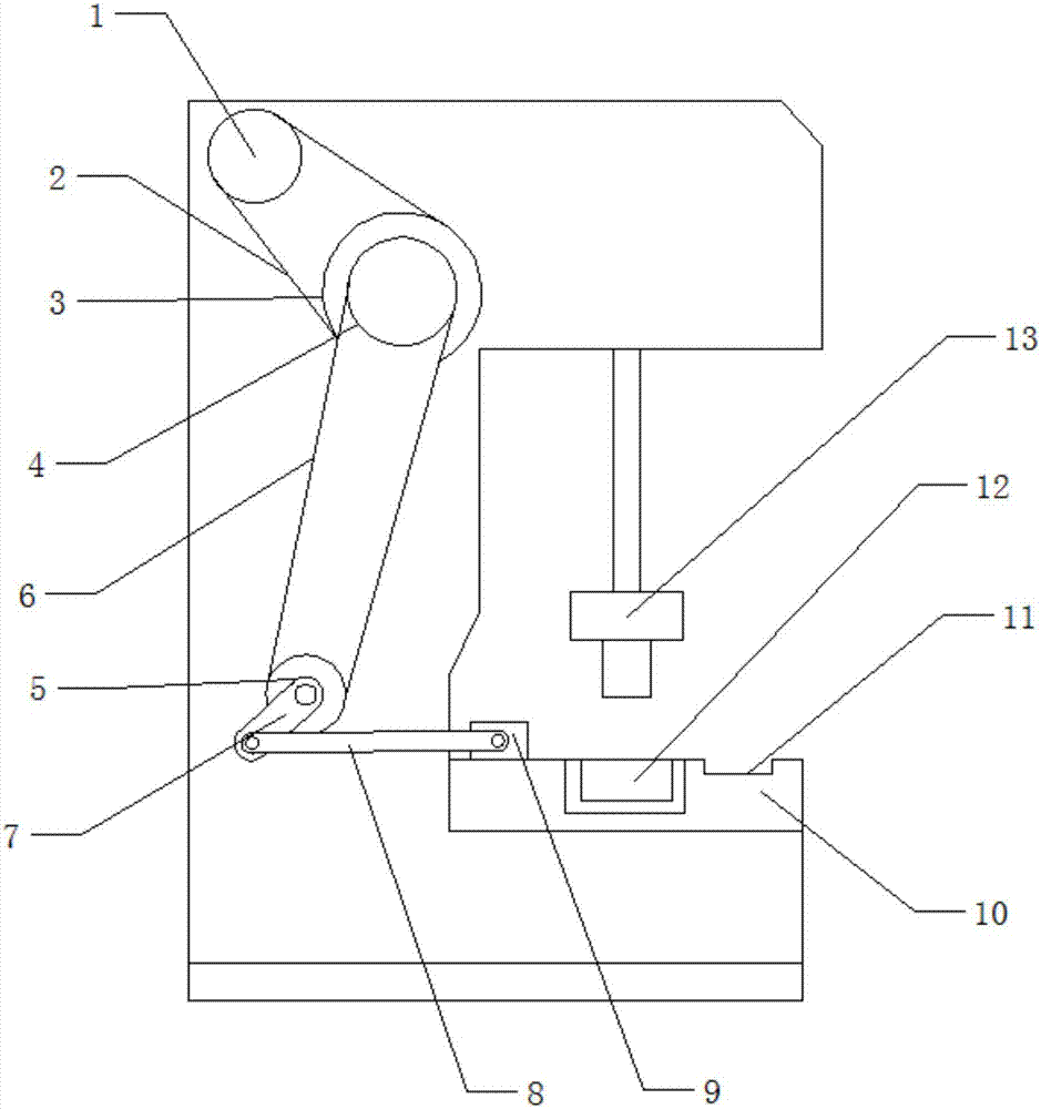 一種具有自動取料機構的曲柄壓力機的製作方法