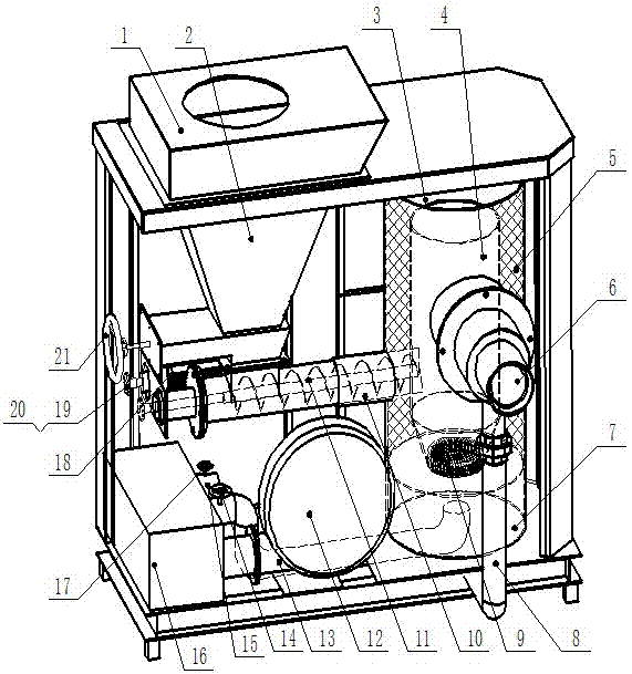 颗粒燃烧机的内部结构图片