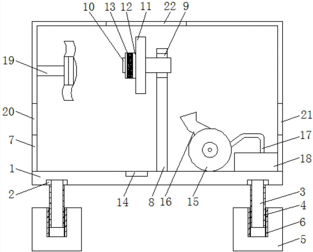 一种环保型建筑工地用木板切割机的制作方法