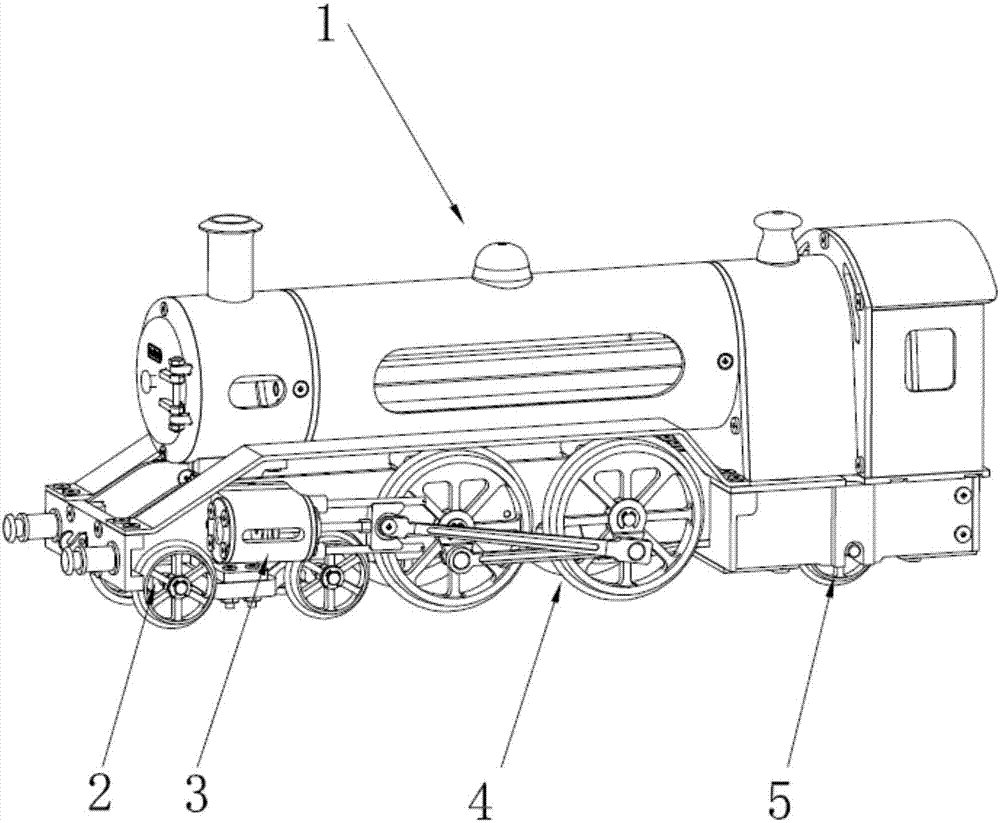 蒸气火车头的原理图图片