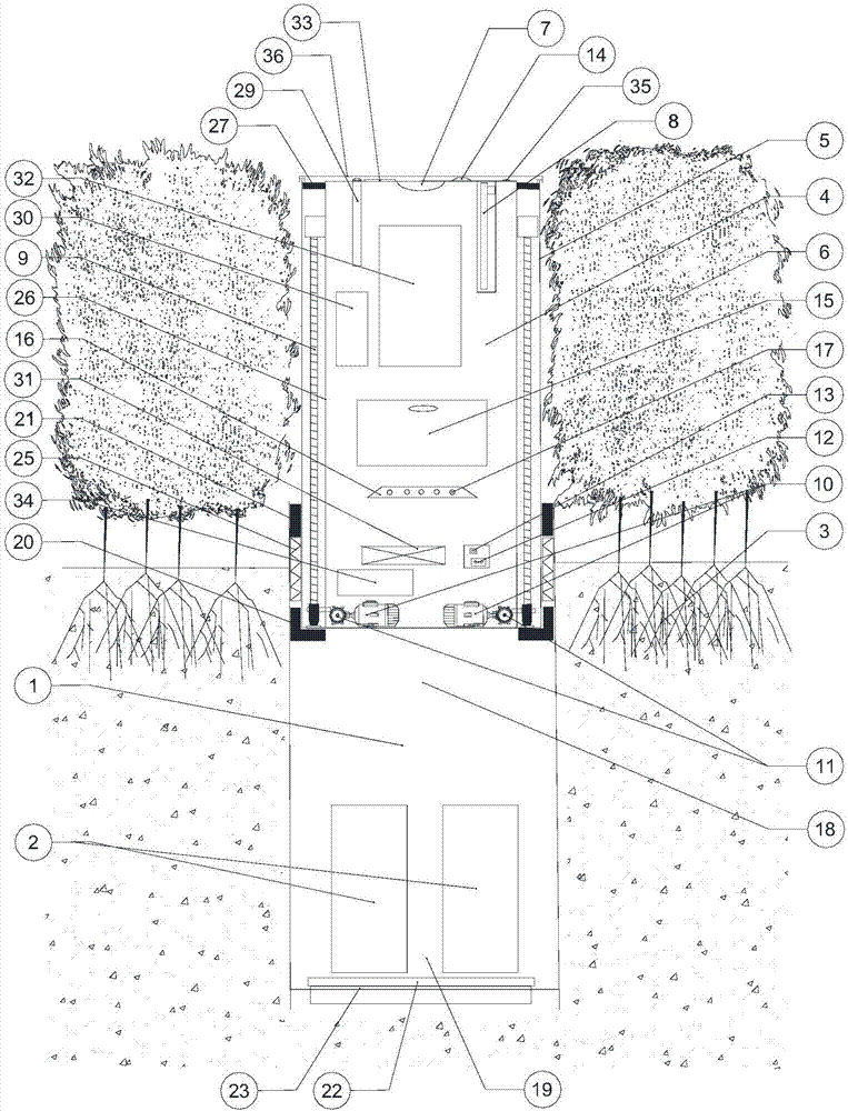 生态植物殡葬系统的制作方法