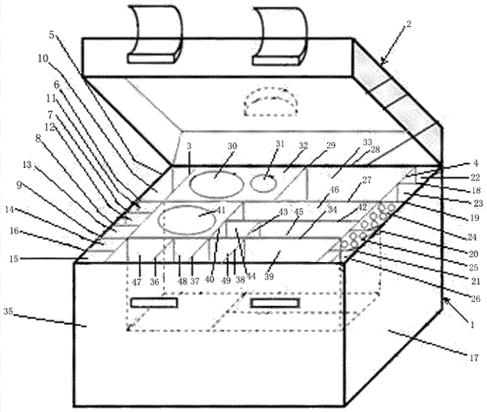 一种实验室分析便携工具箱的制作方法