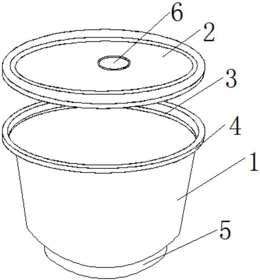 一种餐厅用外卖打包盒的制作方法