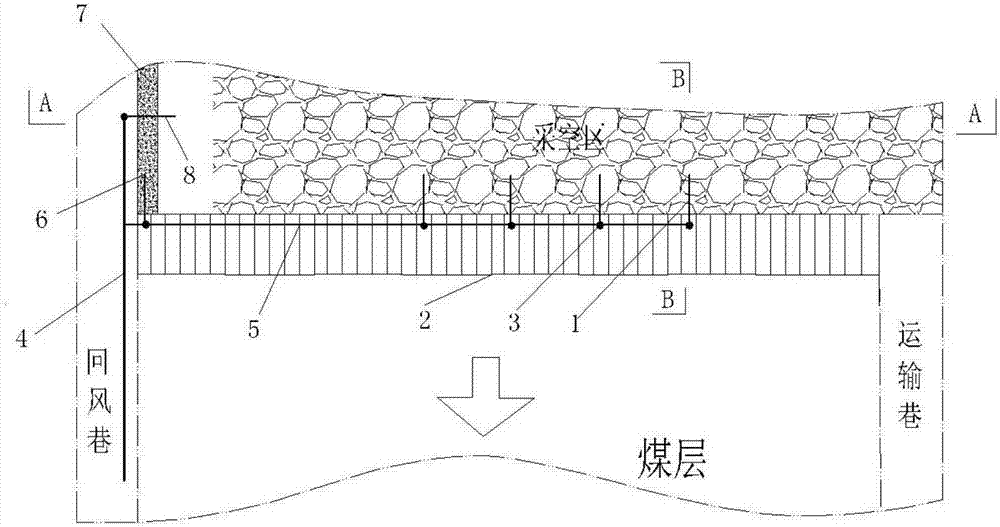 一种大倾角煤层采空区组合注浆充填开采方法与流程