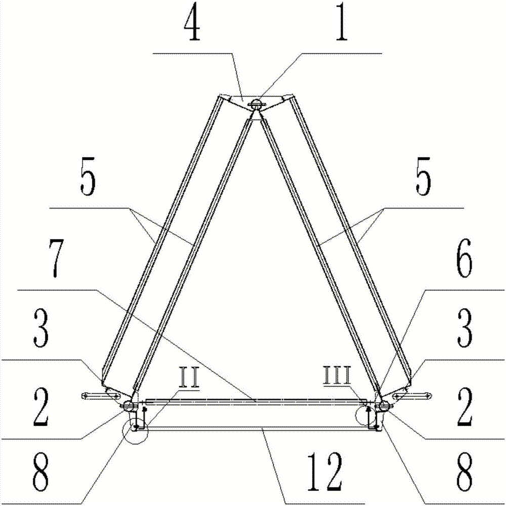 一種圓管冷卻三角架的製作方法