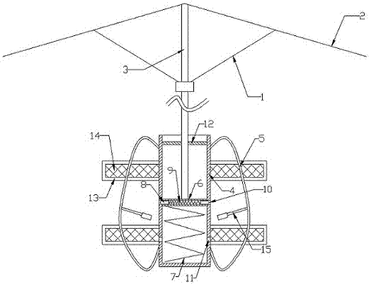 自动伞原理结构图图片