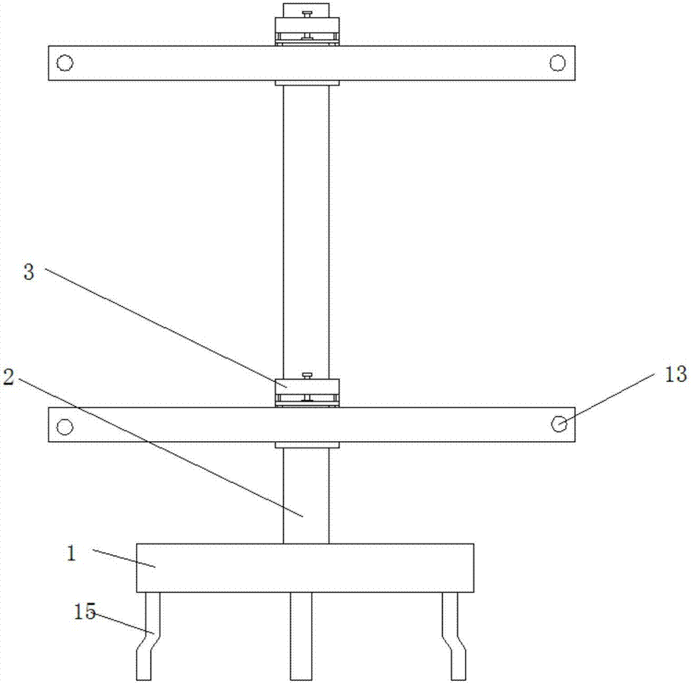 一种便携式广告牌支架的制作方法