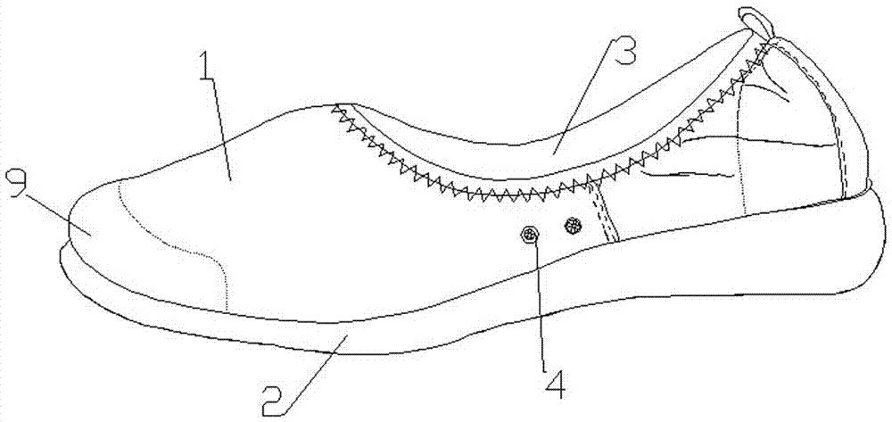 一种护士鞋的制作方法