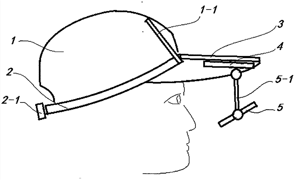 反射式显示屏观看帽的制作方法
