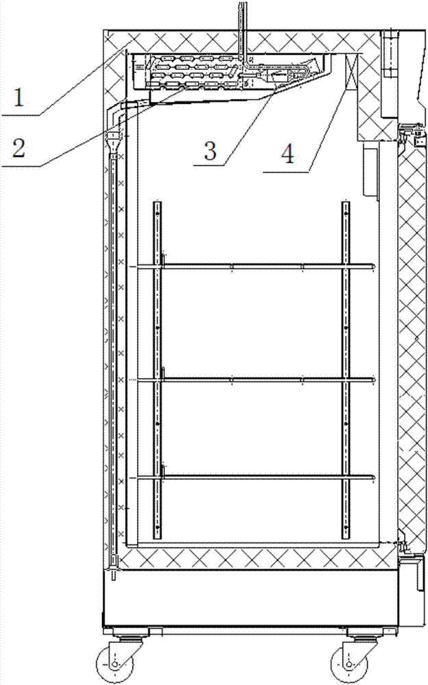 一种冷柜除霜结构的制作方法