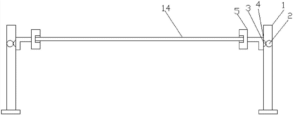 一种竹纤维板加工机用固定装置的制作方法