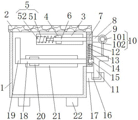 一种方便取放的野外作业工具箱的制作方法