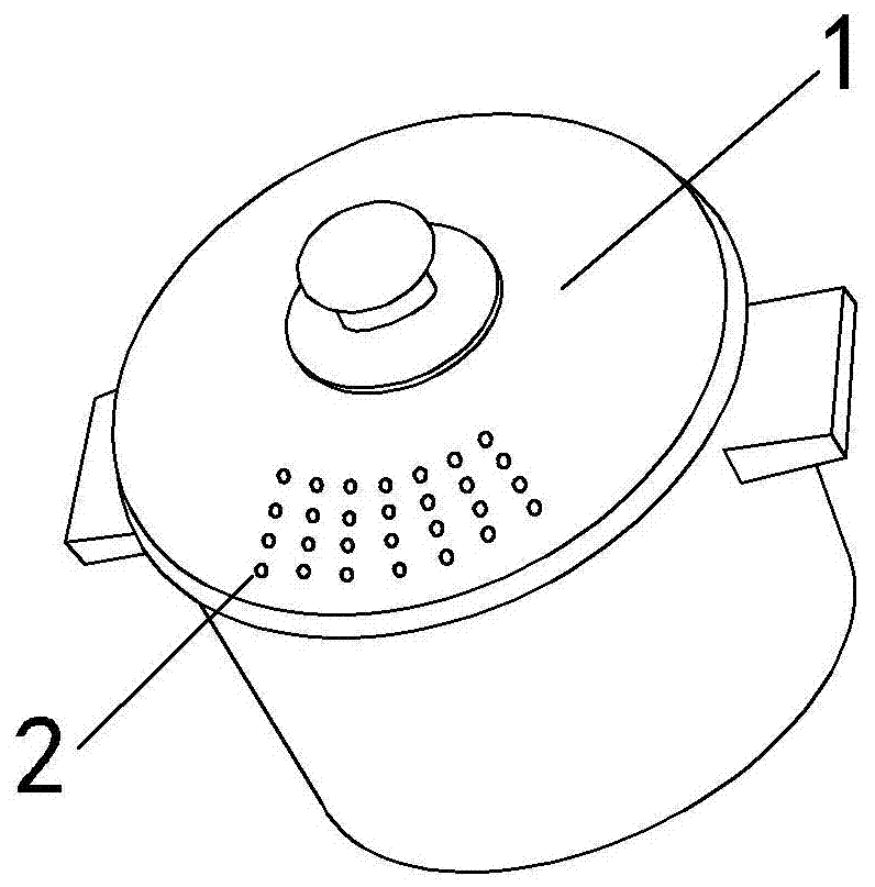 可敝水的锅盖的制作方法