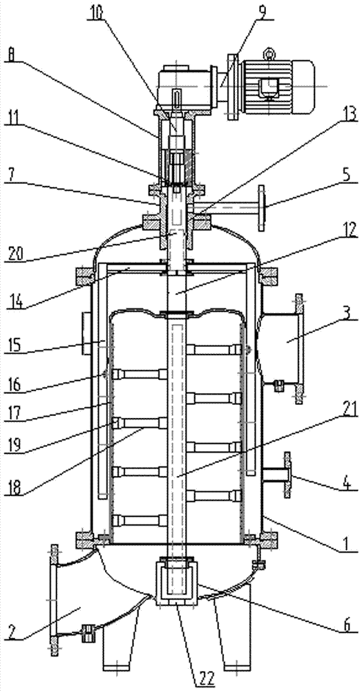 压载水处理系统用全自动高压反冲洗过滤器的制作方法