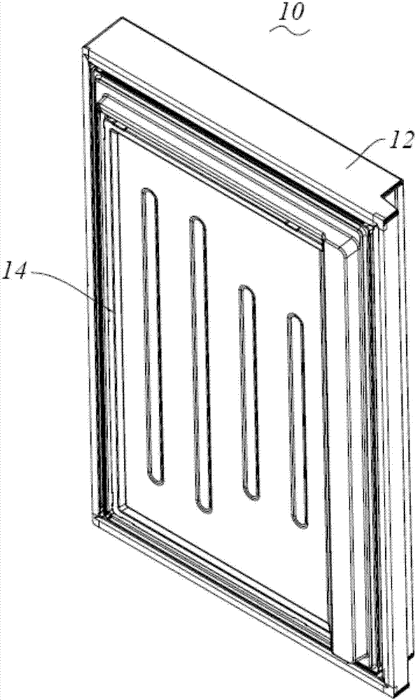 用于冰箱的门体及冰箱的制作方法