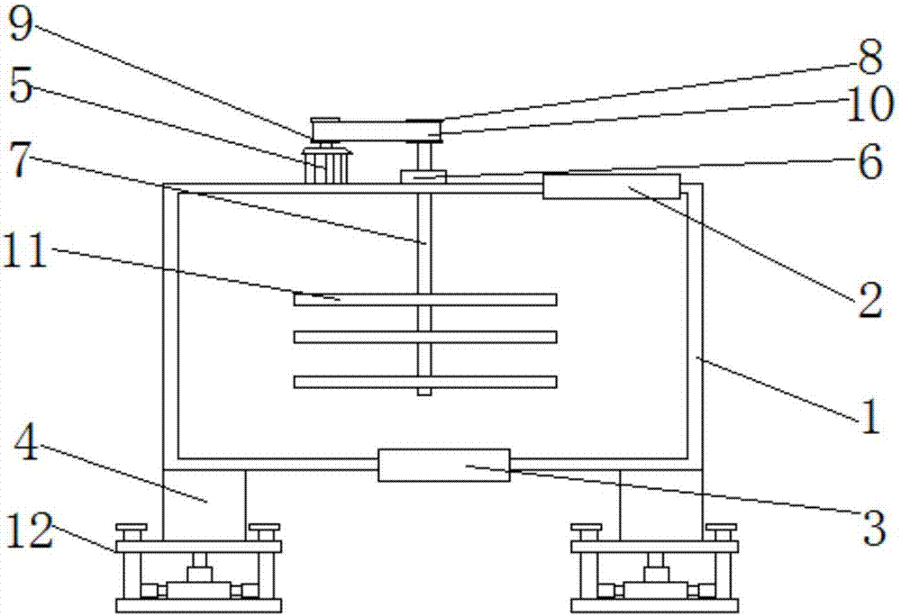 一种建筑用减震混凝土搅拌机的制作方法