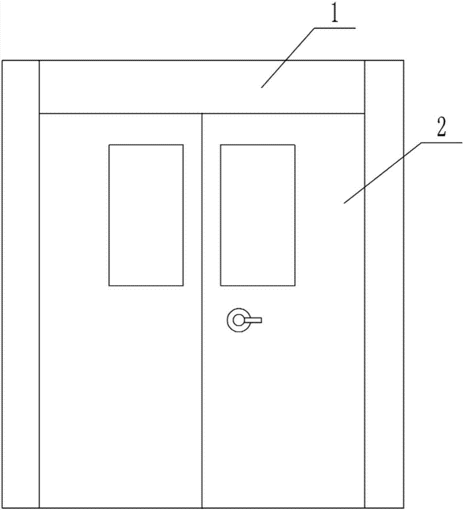 消防聯動常開防火門的製作方法