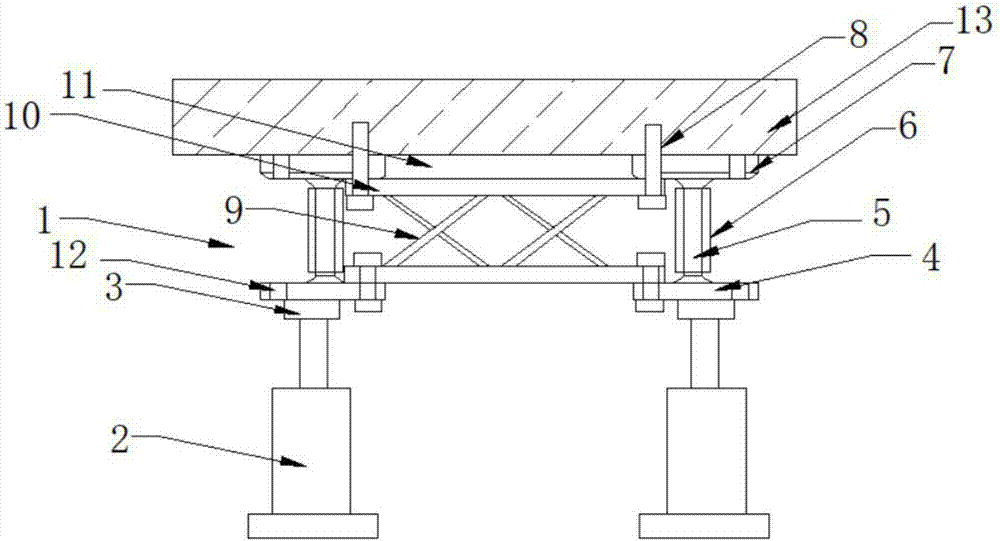 一种建筑结构楼面板的加固结构的制作方法