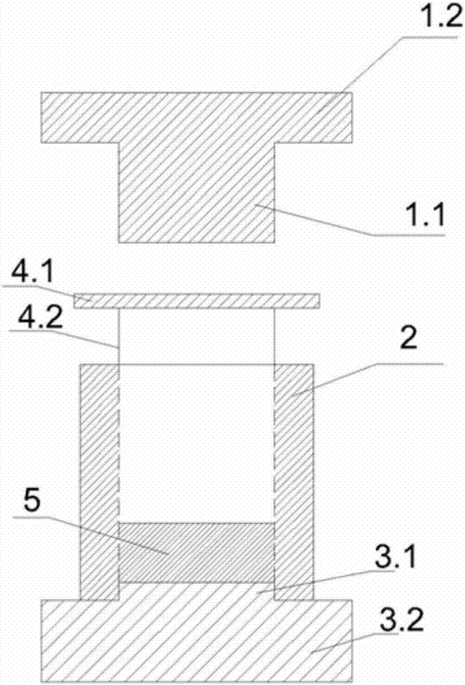 本實用新型涉及岩石力學領域,特別涉及一種用於壓制試件的裝載取放