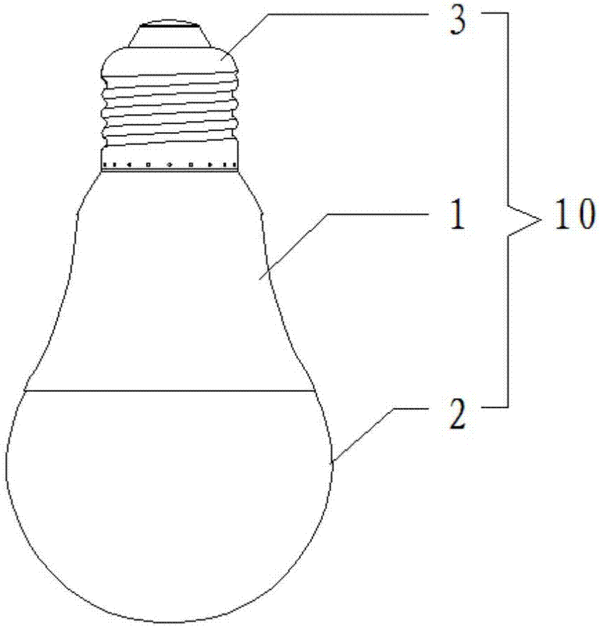 一種結構簡單的led燈泡的製作方法