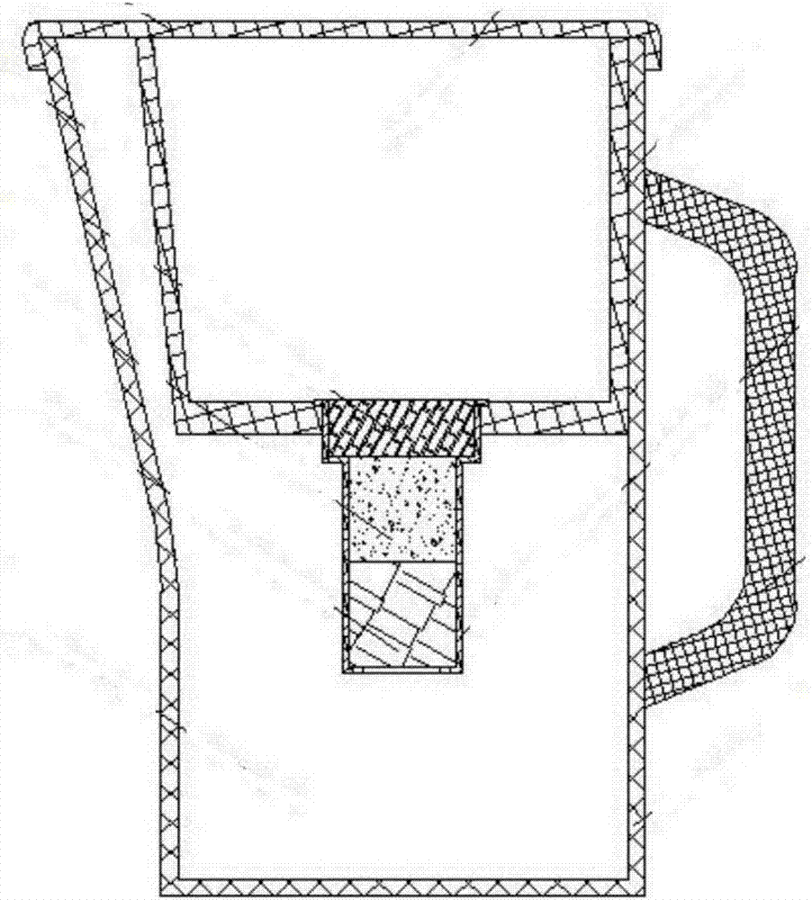 一种过滤水壶的制作方法