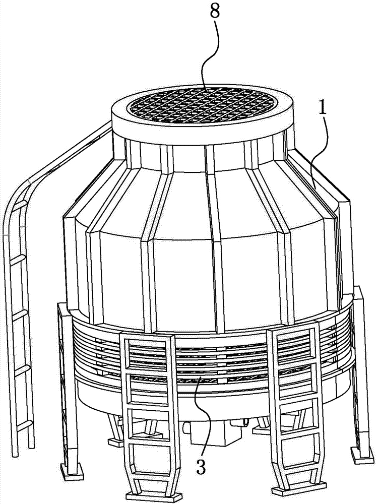 一种冷却水塔及其应用的空调系统的制作方法