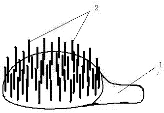 竹头梳的制作方法