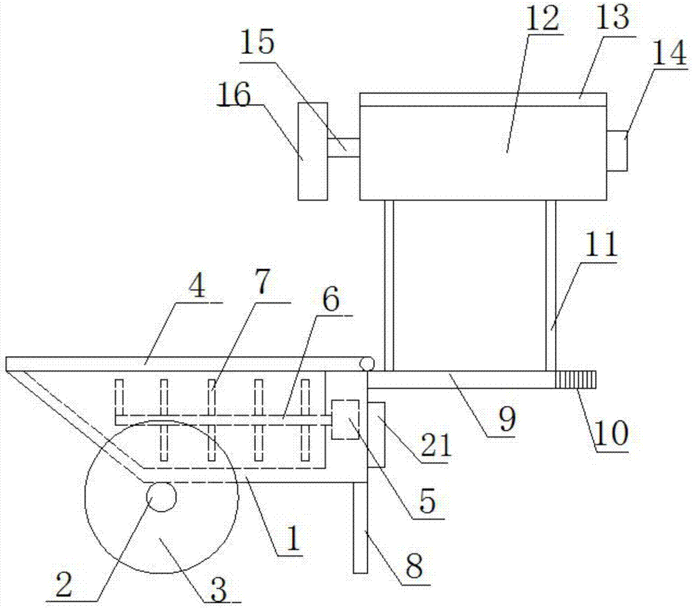 一种建筑用水泥运输车的制作方法