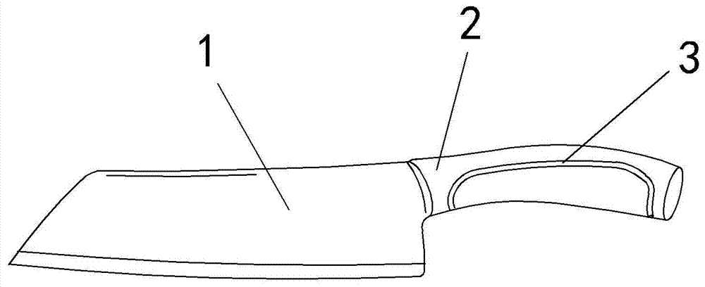 不易滑手的切片刀的制作方法