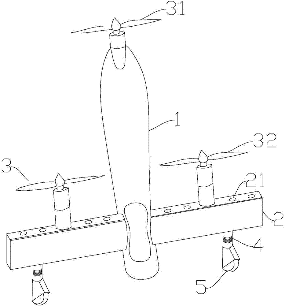 一种垂直起降式固定翼无人机的制作方法
