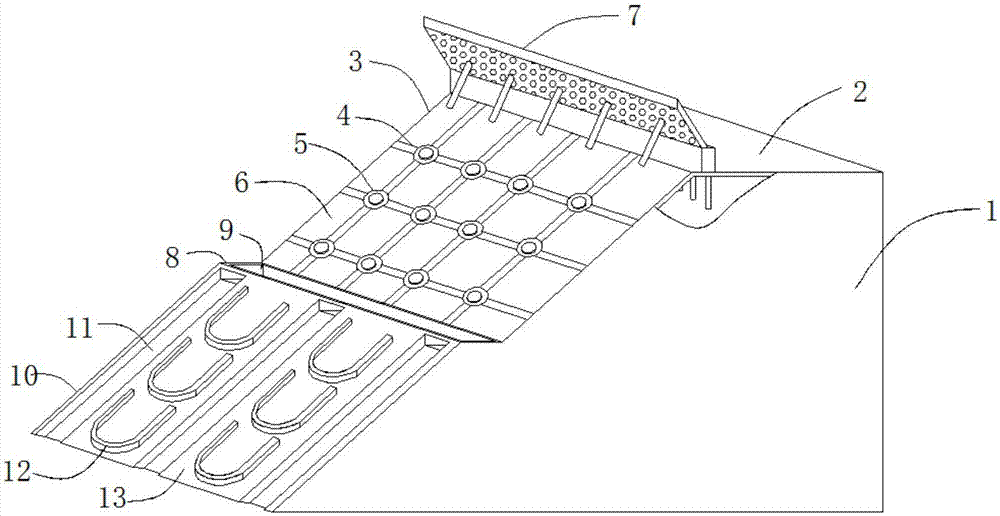 高边坡组合式支护结构的制作方法