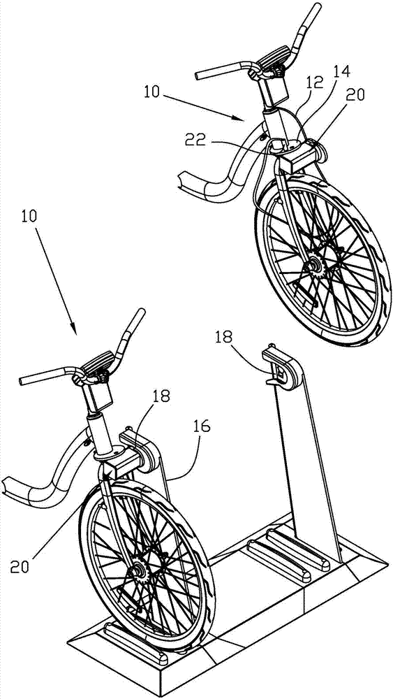 用于自行车的智能锁控结构的制作方法