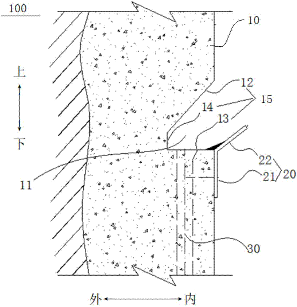 竖井截水结构和具有其的竖井的制作方法